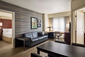 Suite, 2 Bedrooms | Living area | LCD TV - Residence Inn by Marriott Prescott (Prescott)