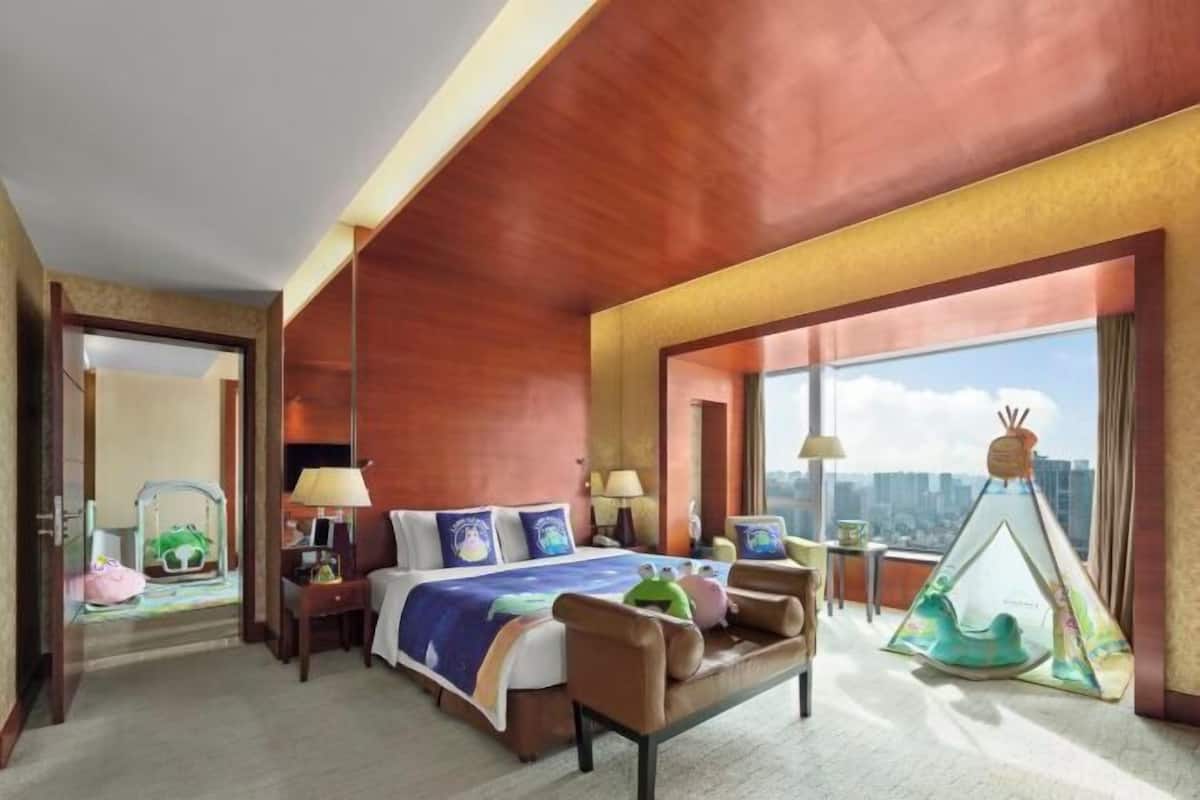 1 dormitorio y ropa de cama de alta calidad