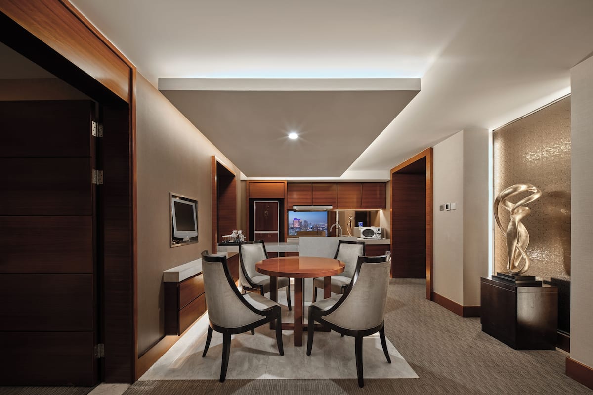 two bedroom suite | premium bedding, free minibar items, in-room safe, iron/ironing board