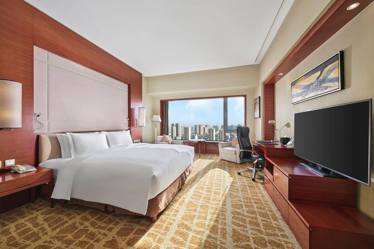 VIP | 1 bilik tidur, peralatan tempat tidur premium, item bar mini percuma 