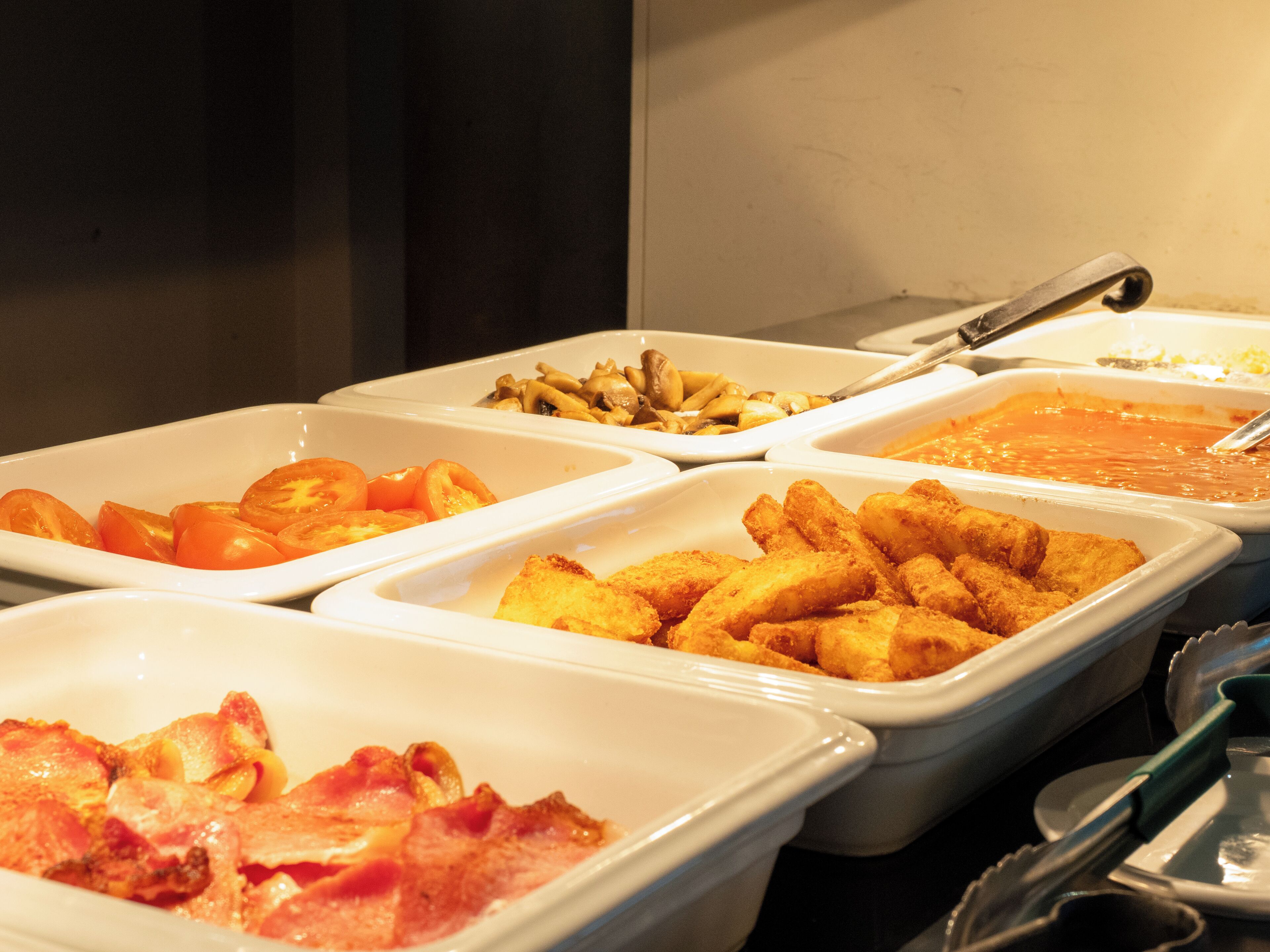 뷔페 아침 식사
