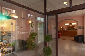 Interior entrance