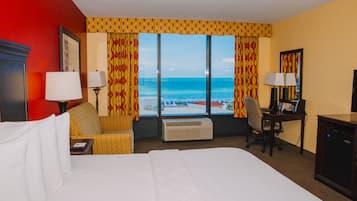 Room, 1 King Bed - Water View | Premium bedding, in-room safe, desk, blackout drapes