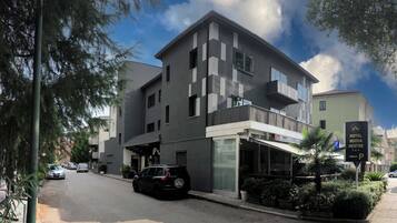 Voorkant van accommodatie