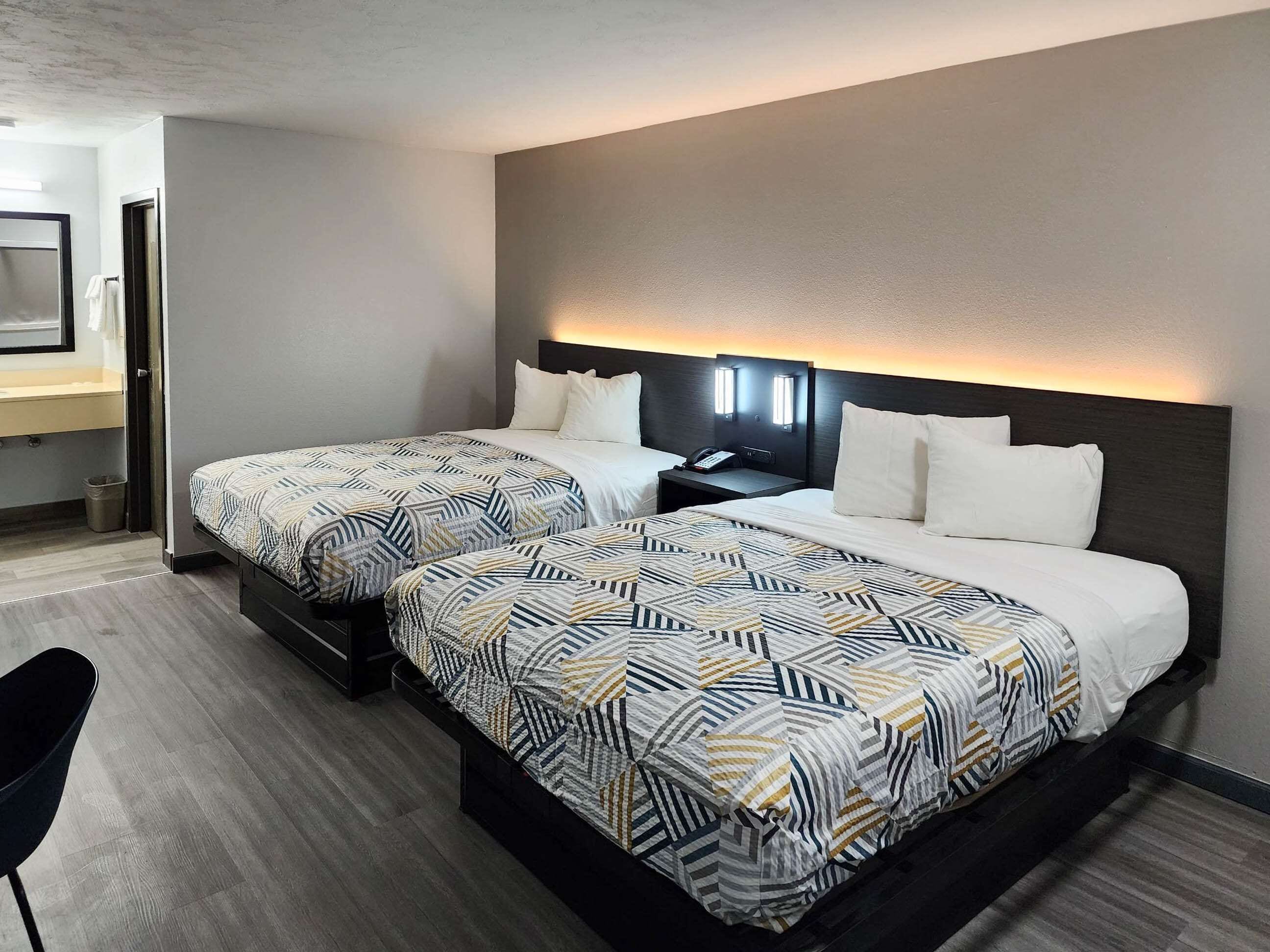 WiFi (free), alarm clocks, bed sheets