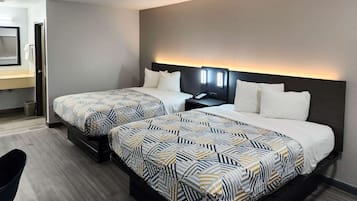 Wi-Fi gratuit, réveils, draps fournis