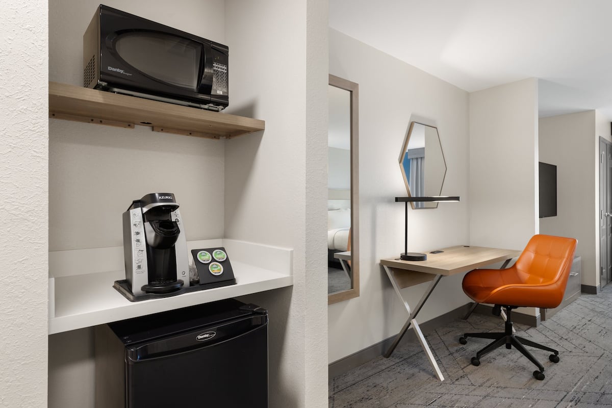 1 bedroom, blackout curtains, iron/ironing board, free wifi