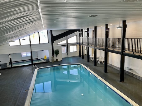 Indoor pool, seasonal outdoor pool