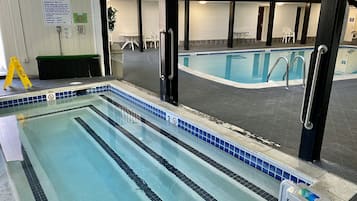 Indoor pool, seasonal outdoor pool