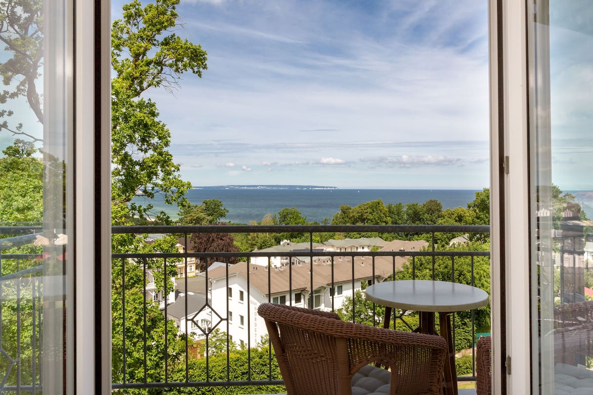 Superior Double Room, Balcony and Sea View (Main Building) | Balcony view