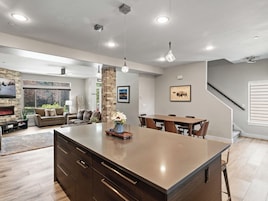 5-Bedroom Home 5658 | Living area | LED TV, fireplace, DVD player