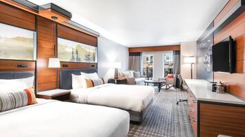Room, 2 Queen Beds, Accessible, Balcony | Premium bedding, down comforters, in-room safe, desk