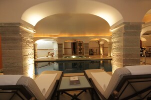 Sauna, hot tub, steam room, body treatments, hot stone massages