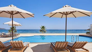 Indoor pool, 3 outdoor pools, cabanas (surcharge), pool umbrellas