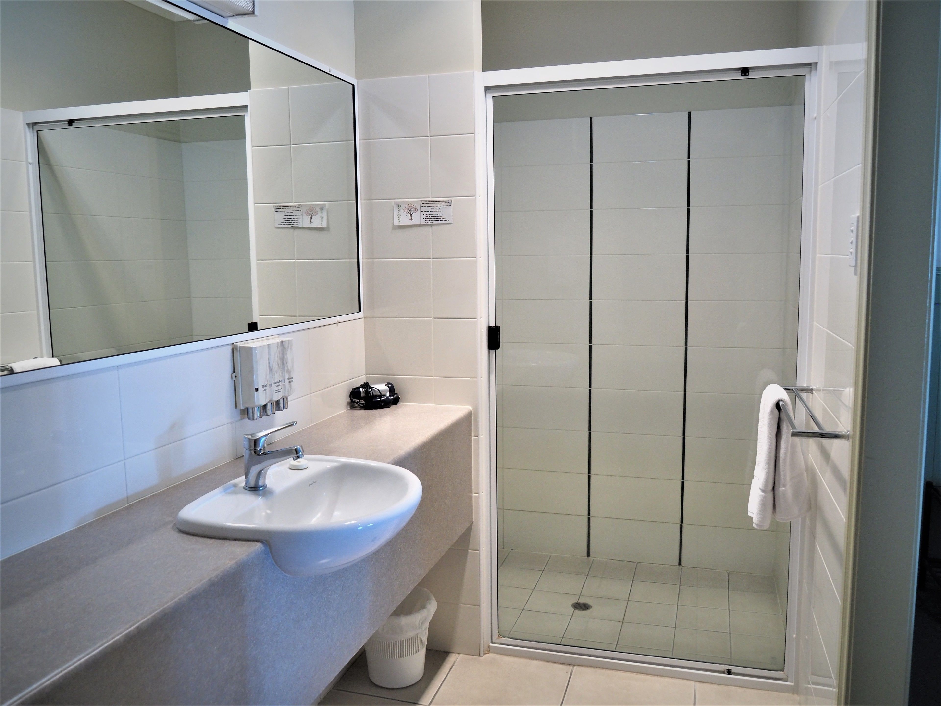 Douche de la salle de bain