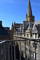 Blick von der Unterkunft