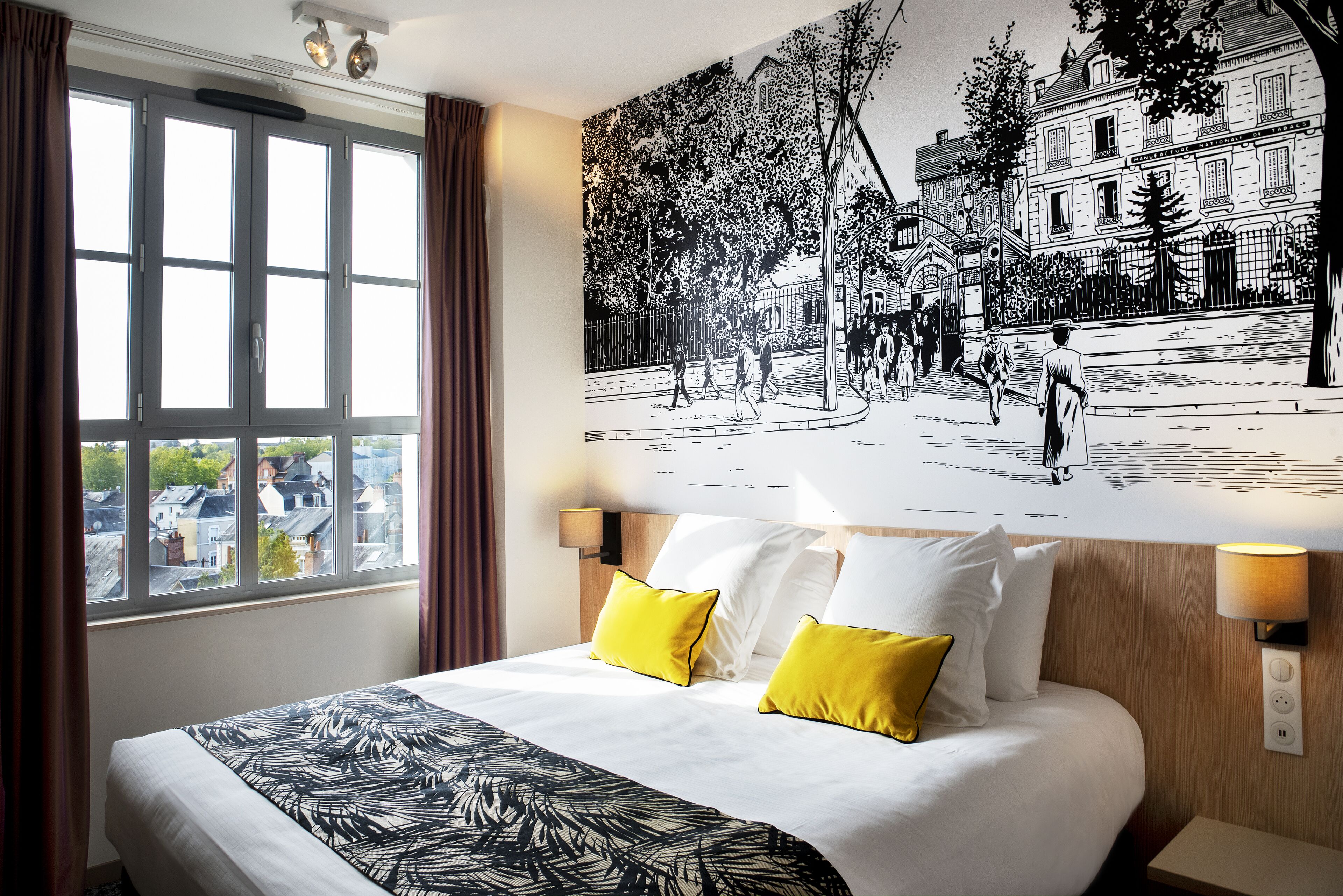 pillow-top beds, in-room safe, individually decorated