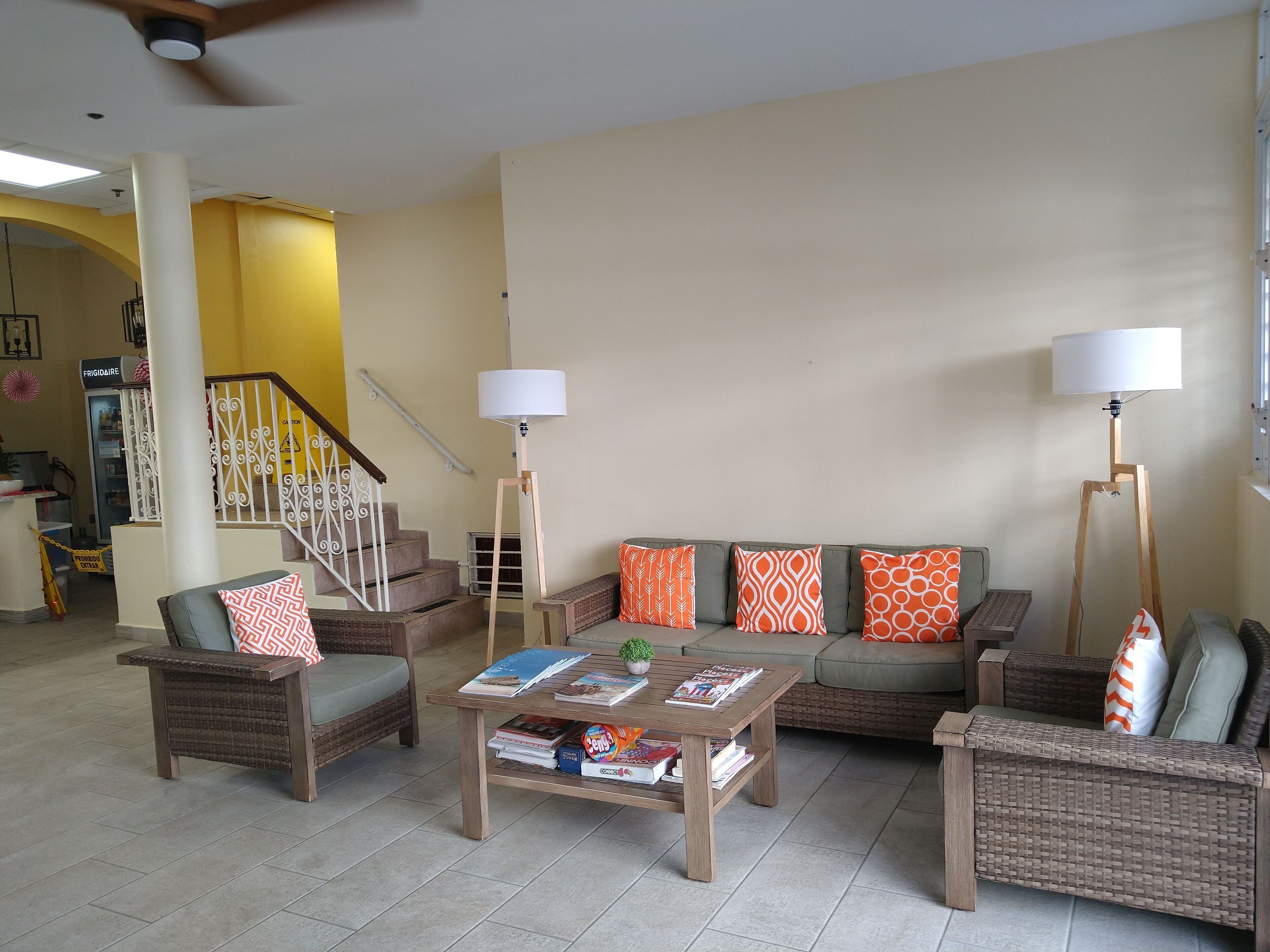 Sitzecke in der Lobby