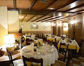 Dîner servi sur place