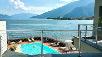 Honeymoon Double Room, Hot Tub | Balcony view