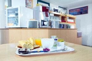 Morgenmadsbuffet hver dag mod et gebyr
