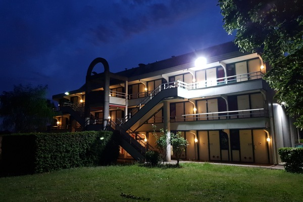 Front of property - evening/night