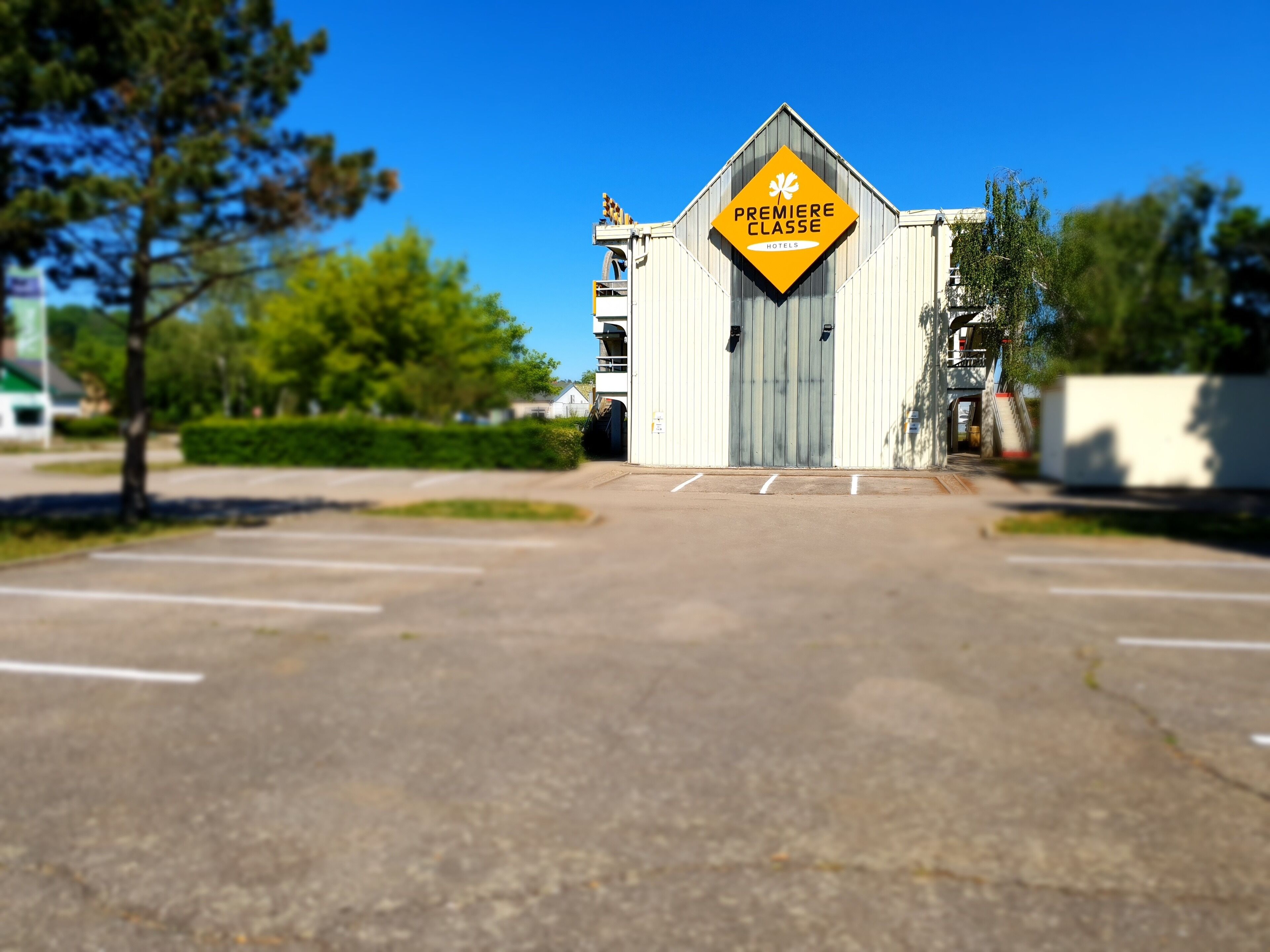 Aparcament a les instal·lacions 