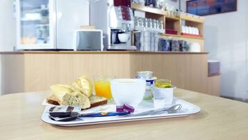 Daily buffet breakfast (EUR 7.20 per person)