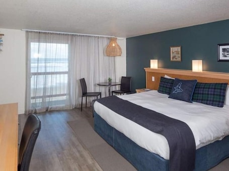 Standard King w/ Fireplace | View from room. Surftides Lincoln City