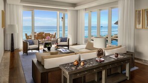 Two Bedroom Beach Pool Residence | Living area