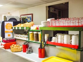 Daily buffet breakfast (EUR 6.50 per person)