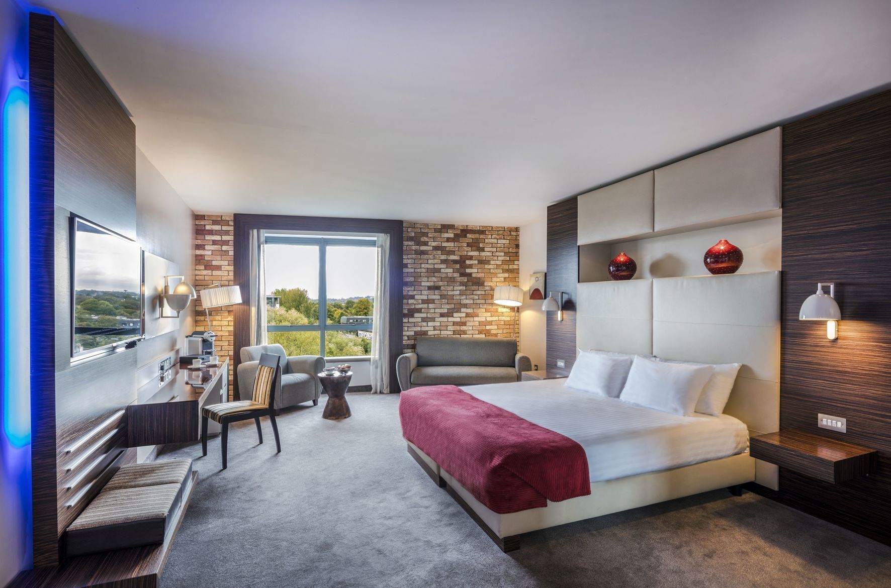 Premium bedding, pillow-top beds, in-room safe, desk
