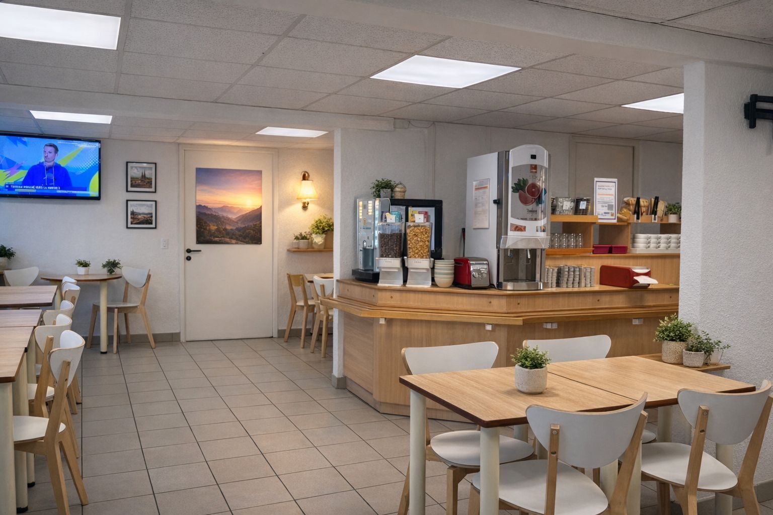 Dagelijks ontbijtbuffet (EUR 6.90 per persoon)