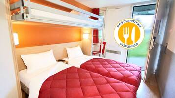 Standard Room, 3 Twin Beds | Desk, laptop workspace, blackout drapes, free cribs/infant beds