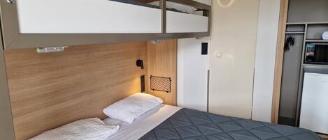 Standard Room, Multiple Beds (1 Double and 1 Single bed) | Desk, blackout drapes, free WiFi, bed sheets