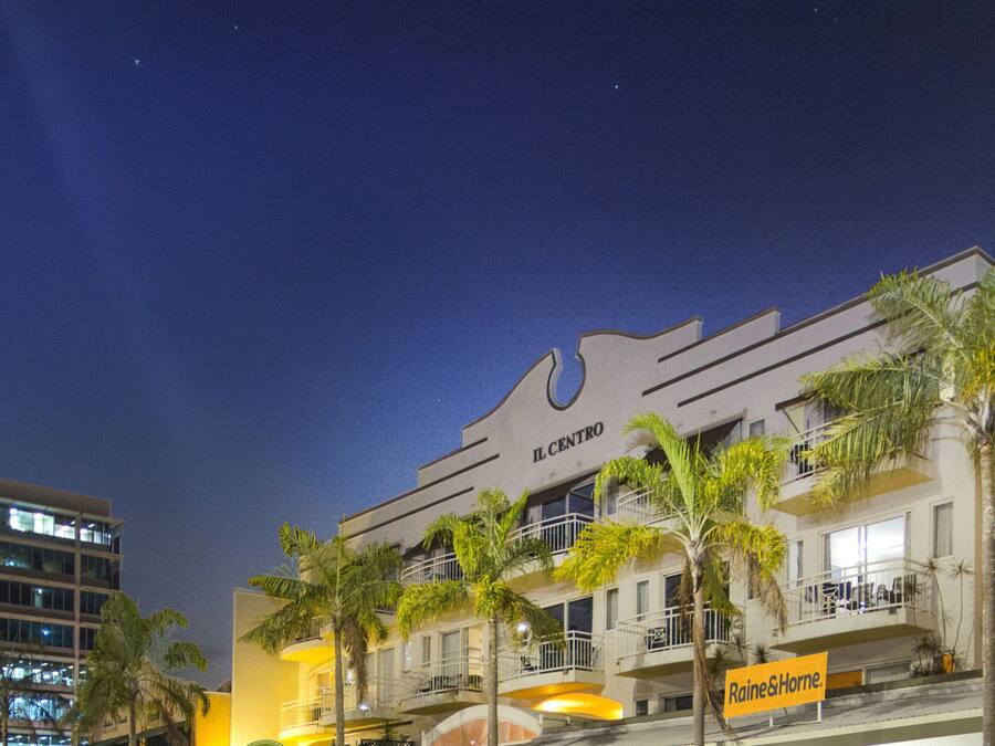 Front of property – evening/night