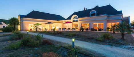 Front of property - evening/night