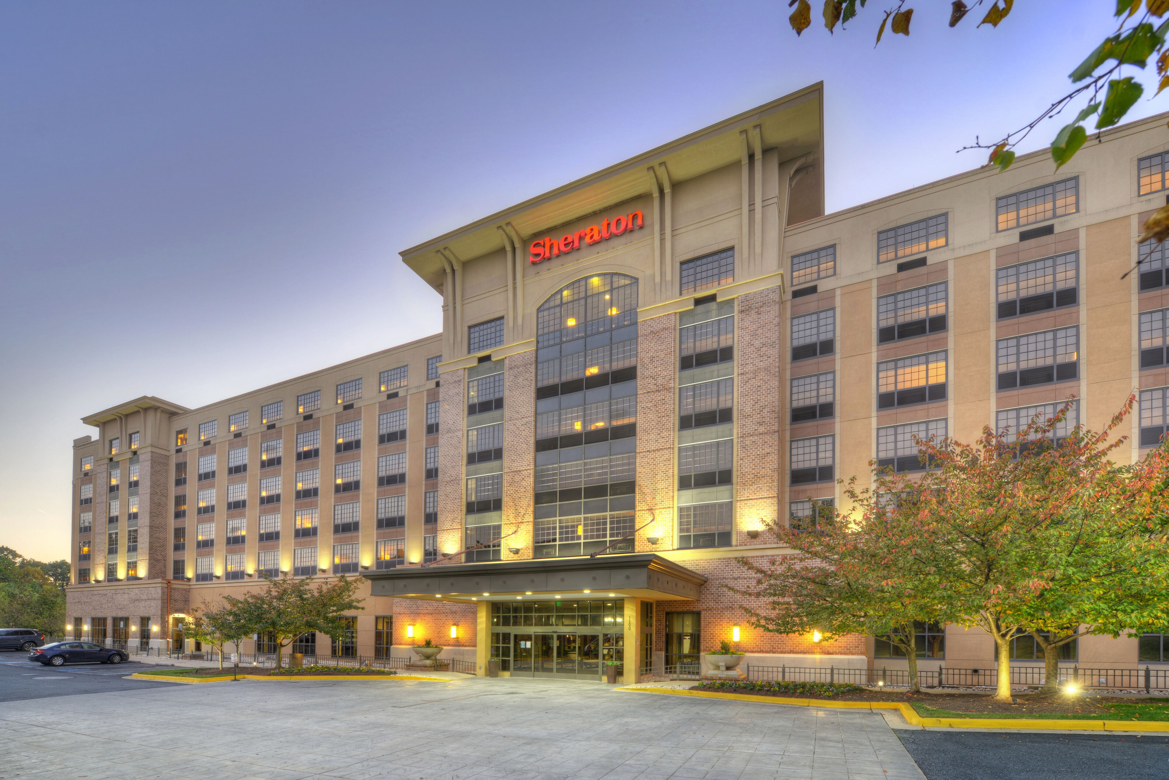 front of property – evening/night