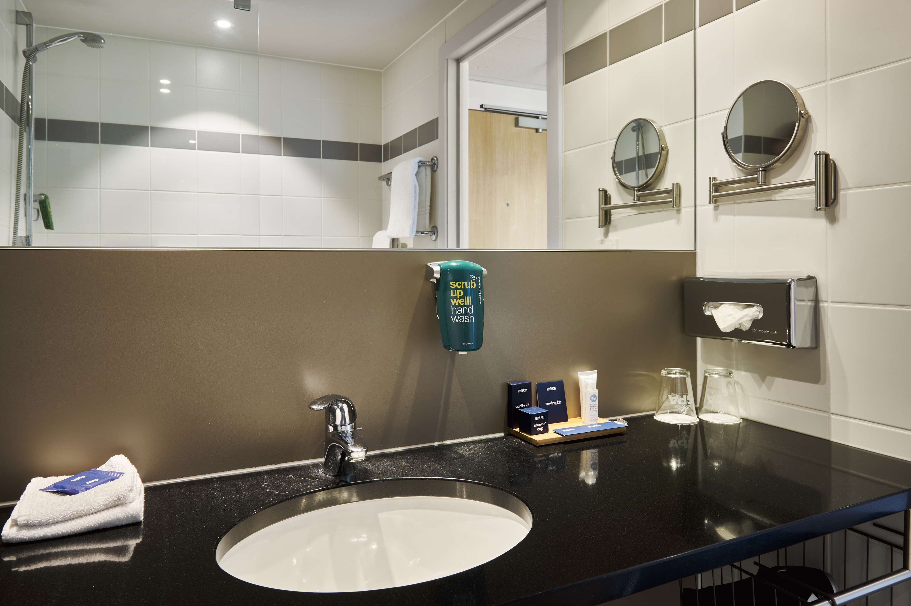 standard room | bathroom | hair dryer, towels