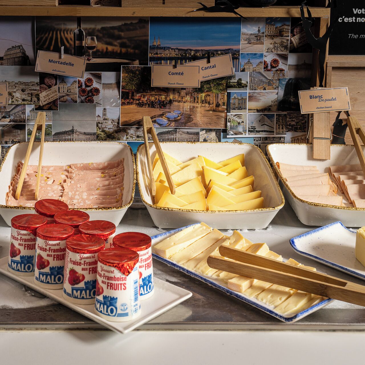 daily buffet breakfast (eur 13.90 per person)