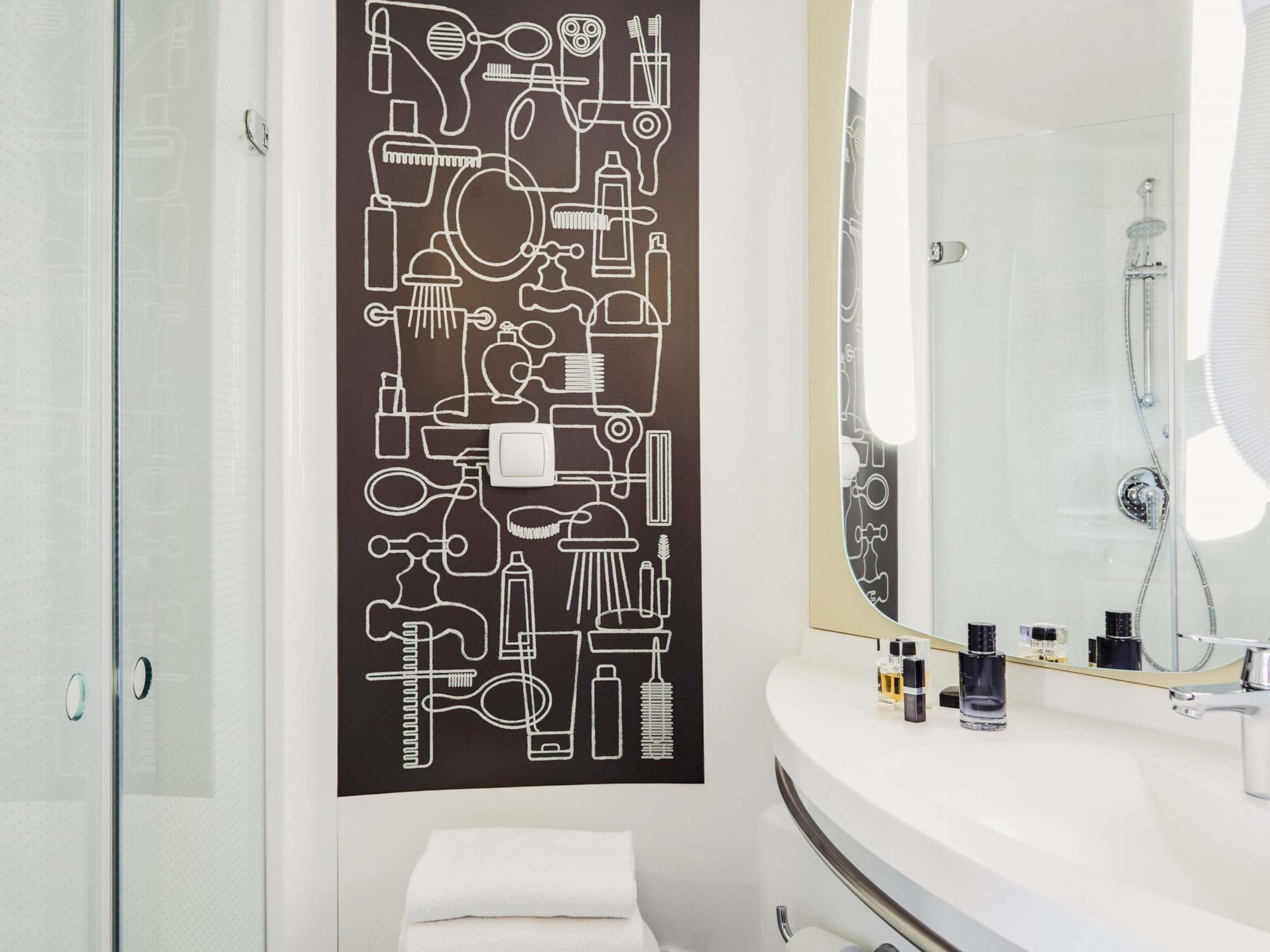 premium bedding, desk, laptop workspace, blackout curtains