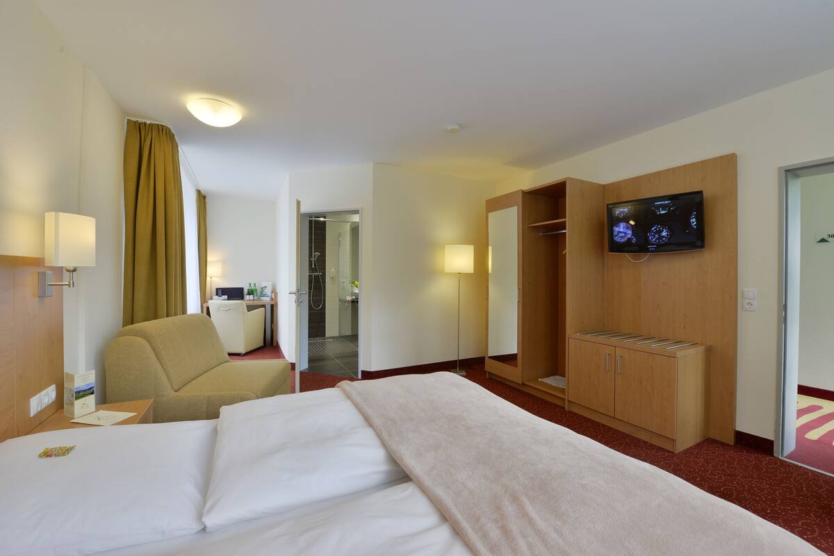 superior double room, non smoking | premium bedding, down duvets, desk, blackout curtains