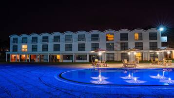 Front of property - evening/night