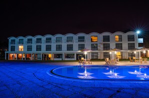 Front of property – evening/night
