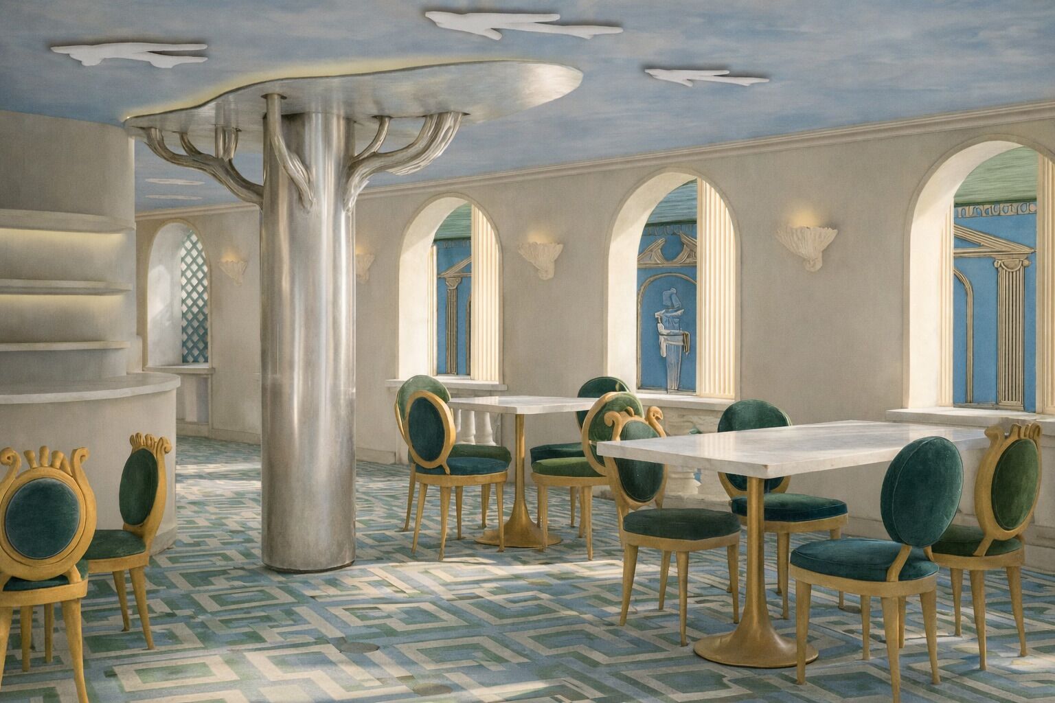 Daily buffet breakfast for a fee