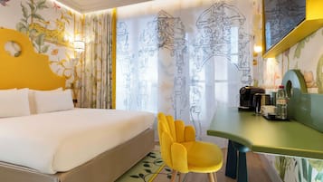 Premium bedding, pillow-top beds, in-room safe, individually decorated