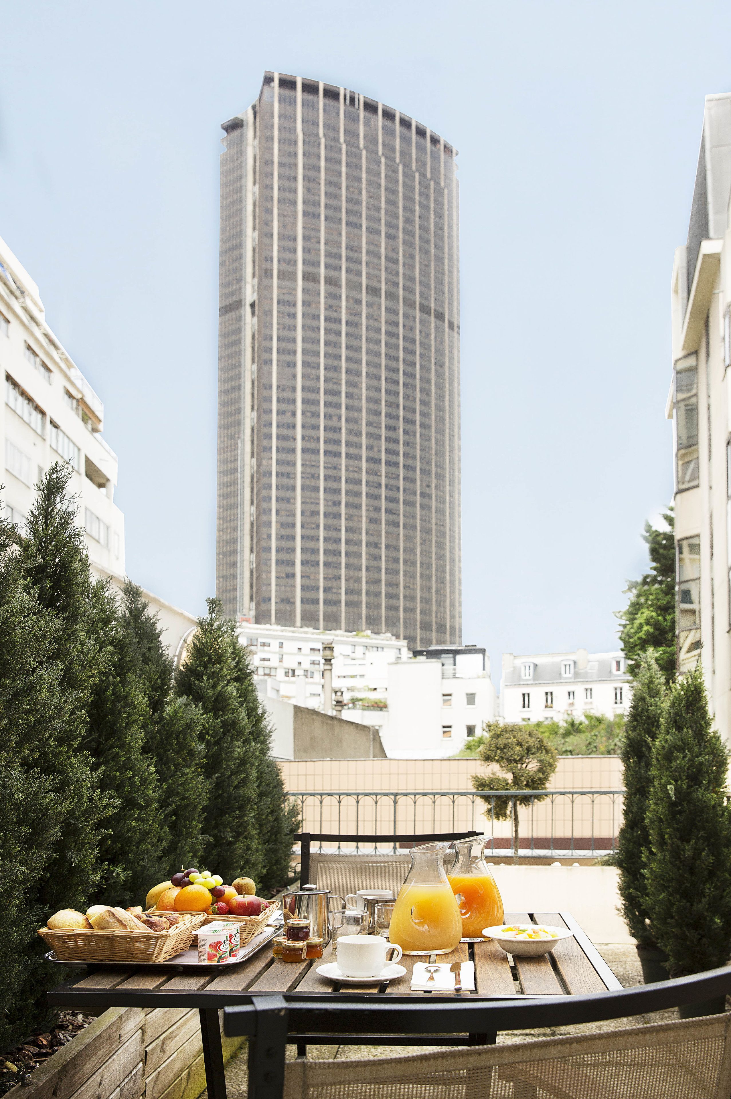 Blick von der Unterkunft