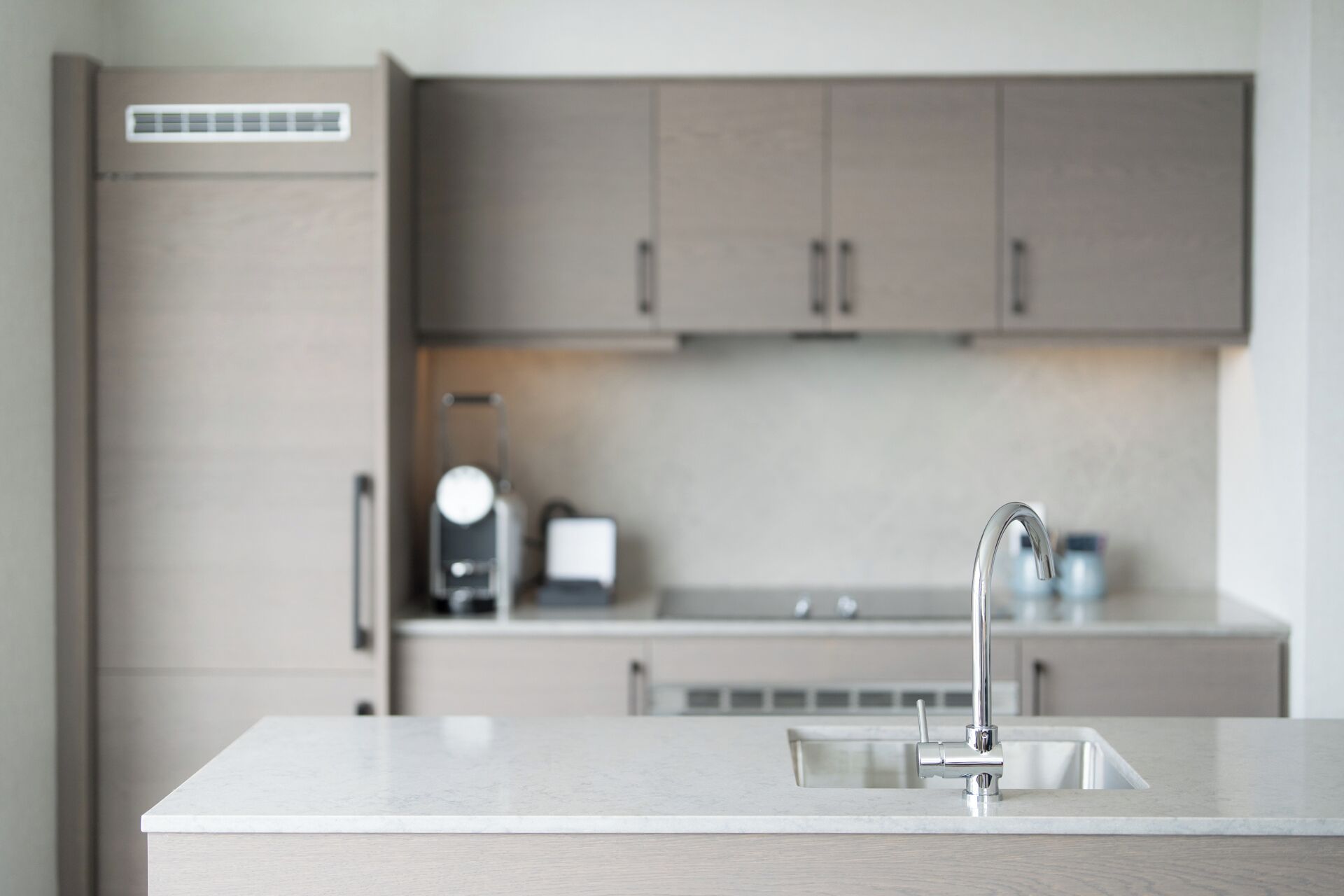 The Townview Suite | Cuisine privée | Réfrigérateur, cafetière-théière, bouilloire électrique