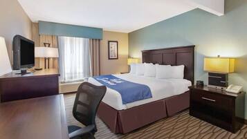 Suite, 1 Double Bed, Non Smoking (One-Bedroom) | Desk, blackout drapes, iron/ironing board, free cribs/infant beds