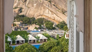 Vue sur le complexe touristique